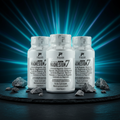 Pack x3 7Magnesium Fitovit con luz azul dramática y cristales de magnesio