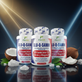 Pack x3 Glu-Q-Samin Fitovit hook visual dramático azul con cristales calcio